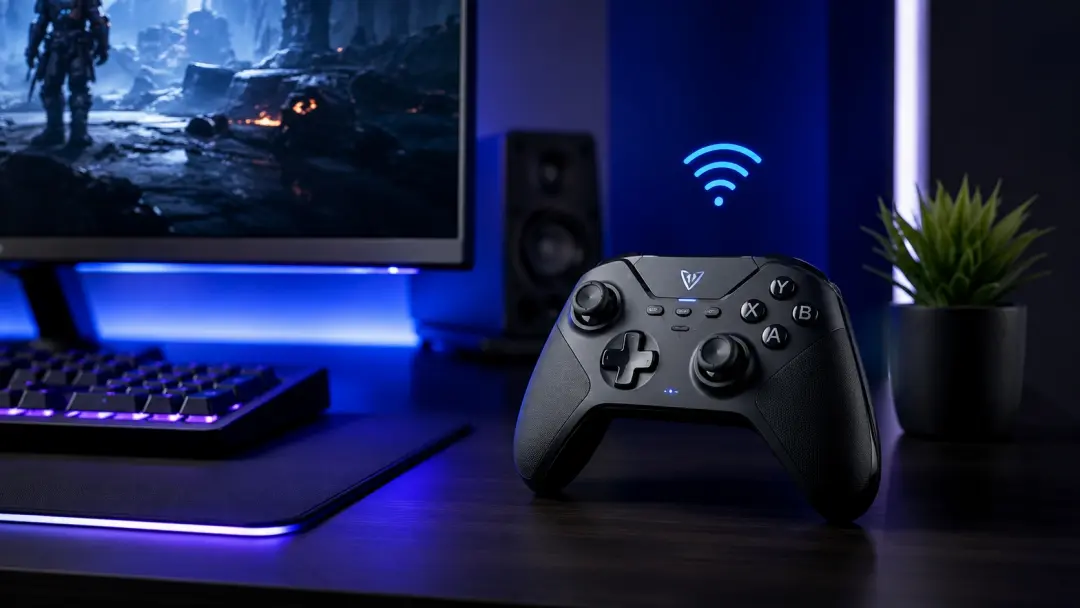 Tay cầm chơi game không dây cho PC thiết kế hiện đại