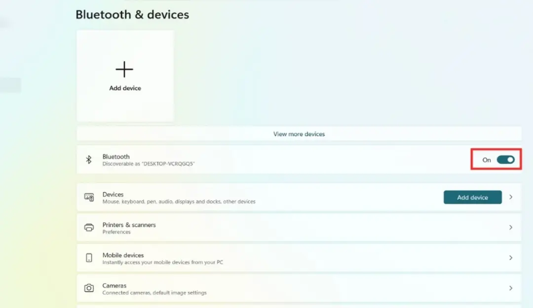 Bật Bluetooth trên máy tính Windows để kết nối tay cầm chơi game
