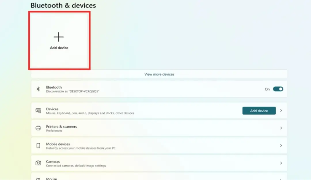 Thêm thiết bị mới trên Windows để kết nối tay cầm chơi game